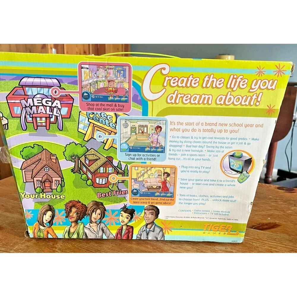 Hasbro Dream Life Plug and Play New In Box Vintage Tiger Games